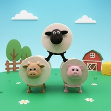 Schaf Elefant Kuh Hase Tier