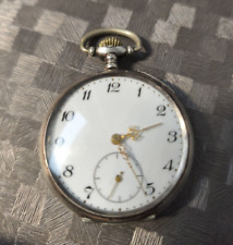 Antike Taschenuhr GALONNE – 800 Silber , 45 mm Handaufzug 10 Rubis ungetestet
