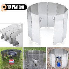 10 Platten Faltbar Windschutz