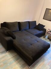Eckcouch Schlafsofa L-Form ausziehbar mit Schlaffunktion
