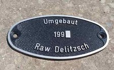 Waggonschild, Alu Umgebaut Raw