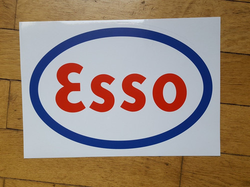 Esso aufkleber tanksäule - esso,
