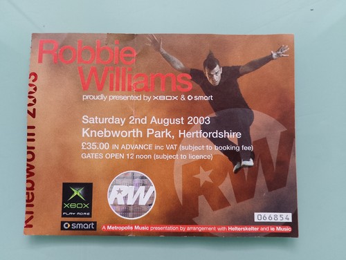 Robbie williams knebworth - williams,