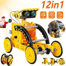 Solar Roboter Spielzeug Kinder 12in1 STEM Experimente Konstruktion Bauspielzeug