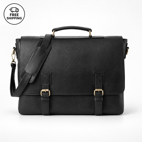 Herren leder messenger bag - herren,