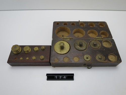 Alte messing gewichte set - gewichte,