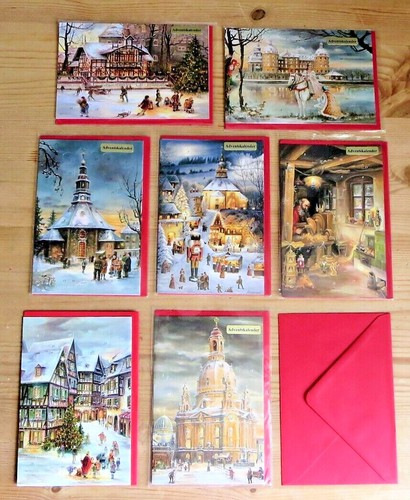 Mini adventskalender karte - adventskalender,