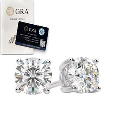 Moissanite push back 925 - moissanite,