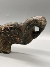 Antike grüne Marmor Vogel/