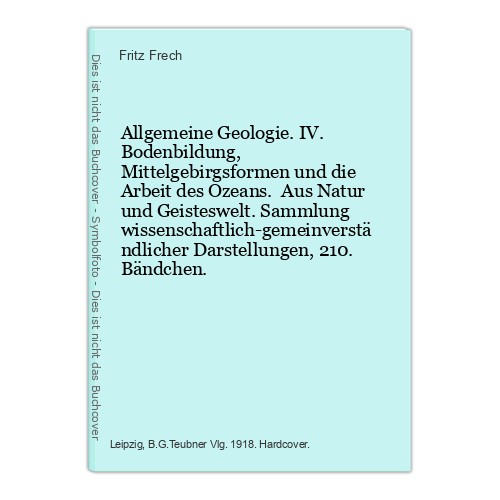 Allgemeine geologie iv - allgemeine, geologie.