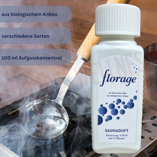 Florage bio saunaduft 100ml - florage,