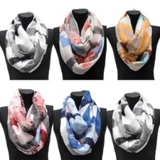 Loopschal Loop Schal Halstuch Tuch Damentuch Damen Gepunktet Sterne Anker 