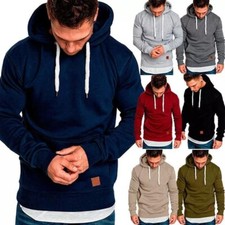 Herren mode Sweatshirt Sport Kapuzenpullover Sweatjacke Pullover Zipper Hoodie