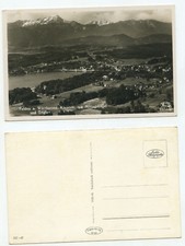 09982 - Velden mit Mittagskogel und Triglav - Echtfoto - alte Ansichtskarte