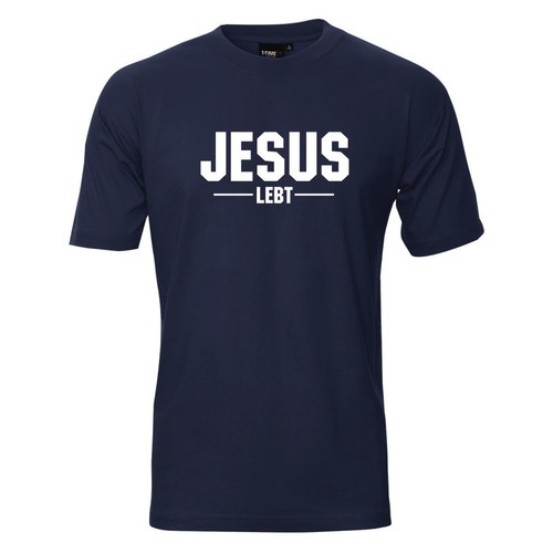 Jesus lebt fun shirt spruch - jesus,