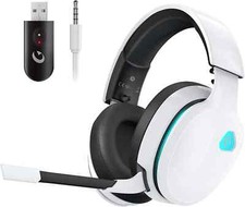 2,4 GHz Wireless Gaming Headset PC PS4 PS5 Bluetooth Kabellos Kopfhörer Mikrofon