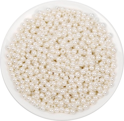 Künstliche perlen 6mm - künstliche,