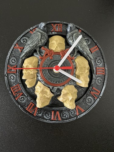 Wanduhr handbemahlt - wanduhr,