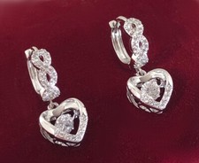 Deluxe Herz Ohrringe Creole