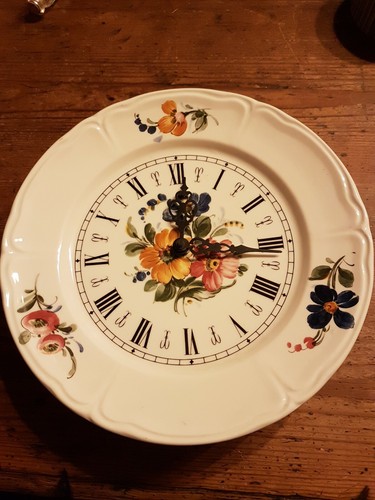 Porzellan wanduhr blumen - wanduhr,