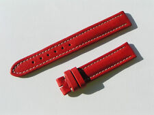 Breitling Band 15mm Kalb rot
