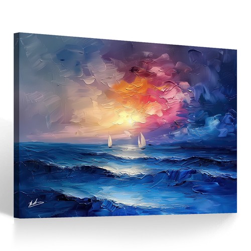 Leinwand bild meer - leinwand,