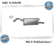 Endschalldämpfer für Toyota Yaris Verso 1.3 1.5 Auspuff Endtopf Dichtung Schelle