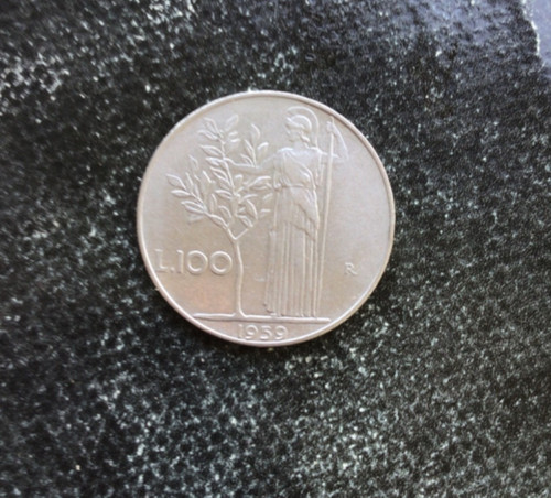 Italien 100 lire - 100, 1959