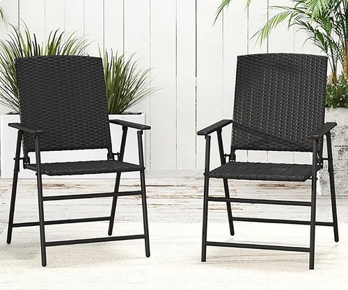Paar klappbare rattan - paar,