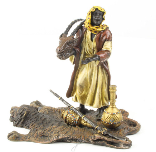 Bronzefigur araber jäger - araber,