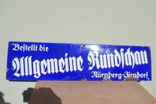 orig. altes Emailschild -