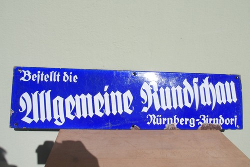 Orig altes emailschild - altes,