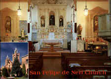 Kirchen Bauwerk Motiv Postcard Church of San Felipe de Neri Albuquerque Old Town