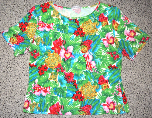 Damen shirt bunt gemustert - damen,