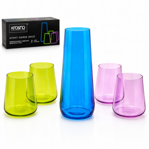 Krosno wasserset karaffe 4 - wasserset, +