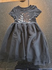 Halloweenkostüm Mädchen Kleid H&M Skelett Elegant 110/116 Neuwertig