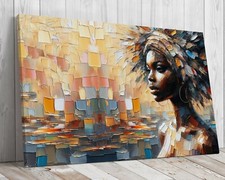 Schöne Dame abstrakte Kunst