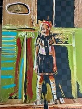 Portrait Pop art  Acryl Foto
