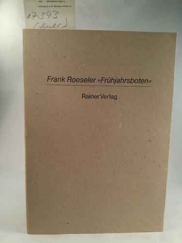 Frühjahrsboten signiertes - frühjahrsboten,