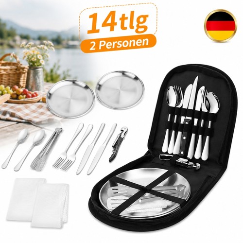 14pcs picknick geschirr set - 14pcs,