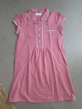 NEUw schönes Kleid 128 Next Englandmode Mädchen Kariert Sommerkleid Next School 