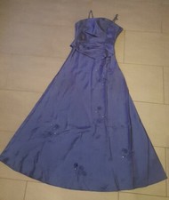 Kleid Yves Calin Paris wunderschönes Abend Ballkleid Hochzeit 34 / 36 XS S Neuw.