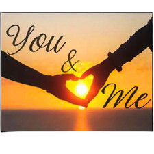 Einzigartiges Du und Ich -  Diamond Painting Set 5D ohne Bilderrahmen 20x30 cm