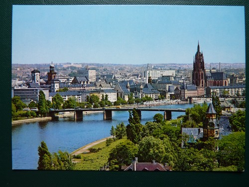 Frankfurt main blick über - am,
