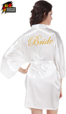 Satin Kimono Morgenmantel