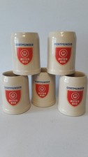 5 Bierkrüge 0,5 L Dortmunder Ritter Bier Brauerei 