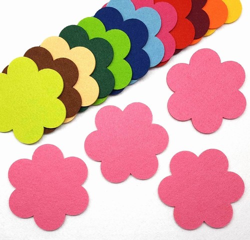 Filz untersetzer set blume - filz, untersetzer-set