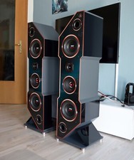TOP Angebot! 1 Paar imposante High End HiFi Design Standlautsprecher DJP Design!