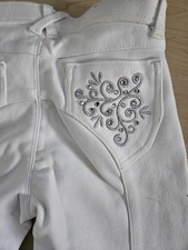 Weiße Turnier Reithose Gr