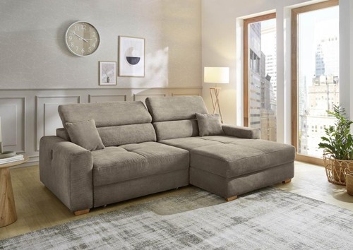 Ecksofa elektrisch ausfahrbar